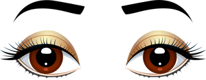 Transparent Eye Roll Emoji Png - Brown Eyes Clipart Png, Png Download PNG image with transparent background