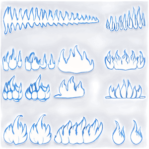 Transparent Flames Overlay PNG wxv PNG