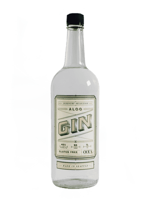 Aloo Gin Bottle Shot - Vodka, HD Png Download PNG