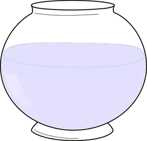 Transparent Glass Bowl Black Background PNG Image