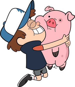 Transparent Gravity Falls Png - Gravity Falls Dipper Pig, Png Download PNG image with transparent background