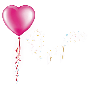 Transparent Heart Balloon PNG yke PNG