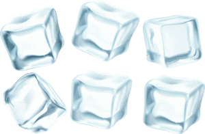 Transparent Ice Cubes Background PNG with transparent background