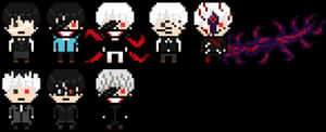 Transparent Kaneki Ken Png - Pixel Art Tokyo Ghoul Kaneki, Png Download PNG image with transparent background