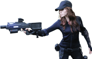 Transparent Laser Gun Png - Gun And Girl Png, Png Download PNG image with transparent background