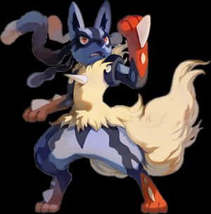 Transparent Lucario Png - Fluffy Mega Lucario, Png Download PNG image with transparent background