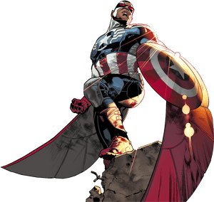 Transparent Marvel Falcon Png - Falcon Takes Over Captain America, Png Download PNG image with transparent background