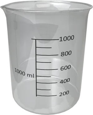 Transparent Plastic Beaker PNG Image