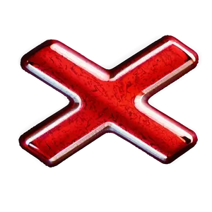 Transparent Red X Mark Png Dty PNG Image