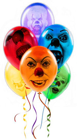 Transparent Scary Clown Clipart - Stephen King, HD Png Download PNG image with transparent background