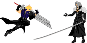Transparent Sephiroth Png - Cloud Vs Sephiroth, Png Download PNG image with transparent background