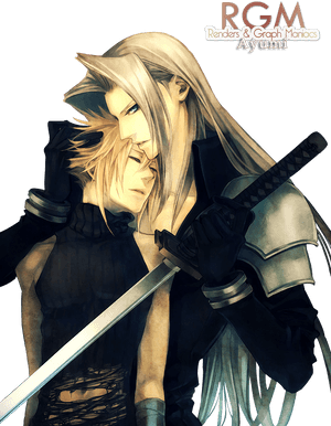 Transparent Sephiroth Png - Final Fantasy Cloud Fanart, Png Download PNG image with transparent background