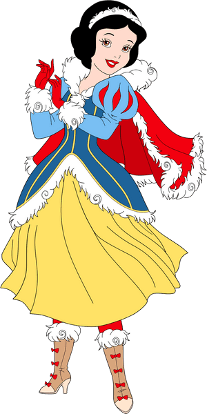 Transparent Snow White Mirror Clipart - Snow White Disney Princess Winter, HD Png Download PNG with transparent background