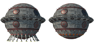 Transparent Spaceship Png Transparent - Circle Spaceship Png, Png Download PNG image with transparent background