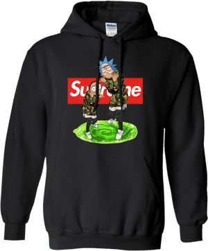 Transparent Supreme Shirt Png - Rick And Morty Hoodies Supreme, Png Download PNG image with transparent background