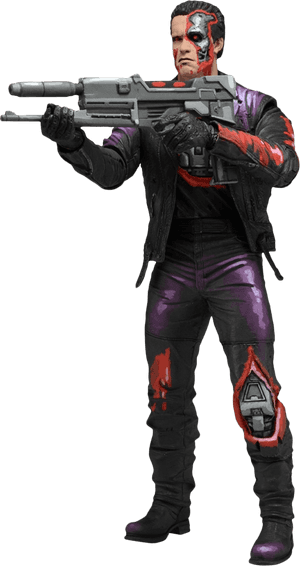 Transparent Terminator Png - Neca Robocop Vs Terminator T800, Png Download PNG image with transparent background