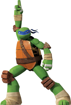 Transparent Tmnt Png - Leonardo Ninja Turtles 2012, Png Download PNG image with transparent background