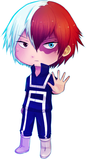 Transparent Todoroki Png - Todoroki My Hero Academia Cliparts Png, Png Download PNG with transparent background