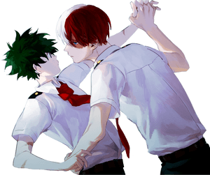Transparent Todoroki Shouto Png - Shouto X Izuku, Png Download PNG with transparent background