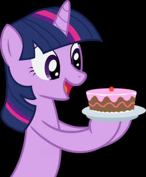Transparent Twilight Sparkle Clipart - My Little Pony Cake Cartoon, HD Png Download PNG image with transparent background