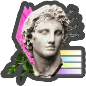Transparent Vaporwave Bust Png - Vaporwave Aesthetic Background Phone, Png Download PNG with transparent background
