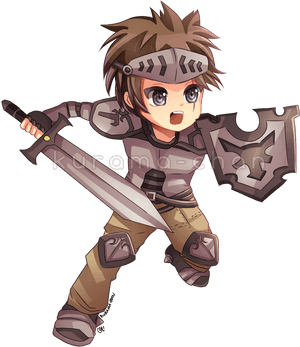 Transparent Warrior - Chibi Warrior, HD Png Download PNG image with transparent background