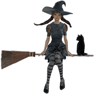 Transparent Witch Broom Png - Witch, Png Download PNG image with transparent background