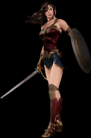 Transparent Wonderwoman Clipart - Justice League Wonder Woman Statue, HD Png Download PNG image with transparent background