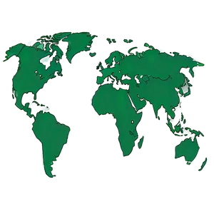 Transparent World Map Outline Png Ytl1 PNG Image