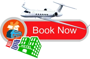 Travel Booking Advertisement PNG Image