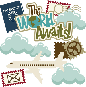 Transparent World Travel Png - Travel Scrapbook Stickers Png, Png Download PNG image with transparent background