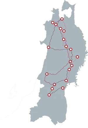 Travel Route Map Finland PNG Image