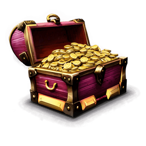 Treasure Chest Full of Gold PNG 05212024 PNG image with transparent background