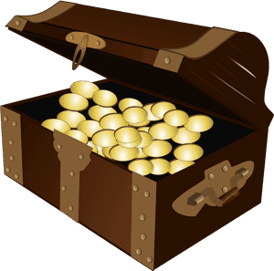 Treasure Treasure Chest Gold Free Picture - Treasure Chest Clipart Gif, HD Png Download PNG image with transparent background