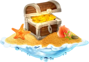 Treasure Cheston Island Illustration PNG Image