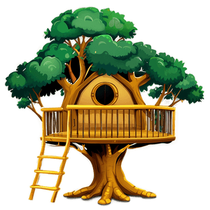 Tree House Design PNG gkm PNG