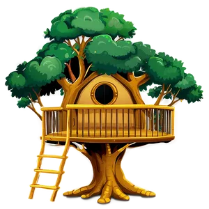 Tree House Design Png Gkm PNG Image