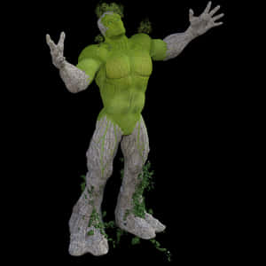 Tree Man Figure3 D Model PNG image with transparent background