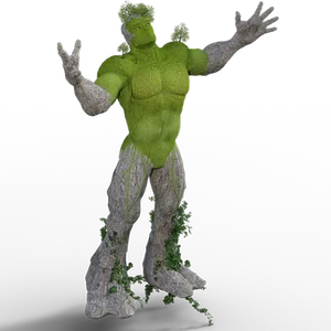 Tree Man Figure3 D Model PNG Image