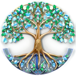 Tree Of Life In Earth Day Theme Png Vlm92 PNG Image