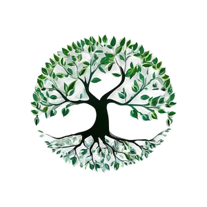 Tree Of Life In Eco Green Style Png 37 PNG Image