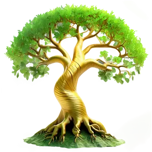 Tree Of Life In Golden Hue Png 74 PNG Image