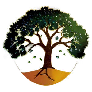 Tree Of Life On Island Silhouette Png 06122024 PNG Image