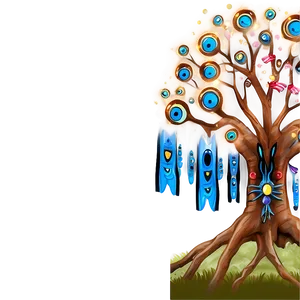 Tree Of Life With Animal Spirits Png Bia PNG Image