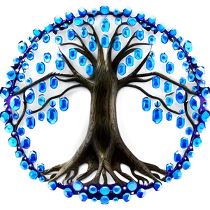 Tree Of Life With Crystal Gems Png Nml PNG Image