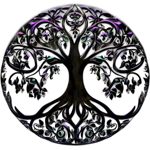 Tree Of Life With Swirling Branches Png Exx PNG Image