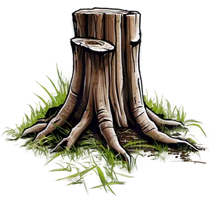 Tree Stump A PNG Image