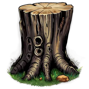 Tree Stump Clipart Png 06132024 PNG Image