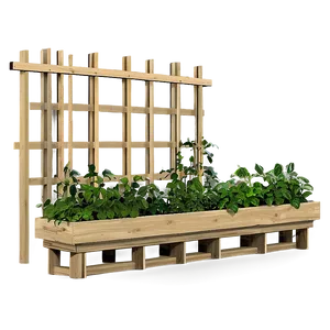 Trellis And Planter Combo Png Jif5 PNG Image