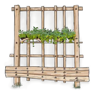 Trellis For Herb Gardens Png Apb PNG Image